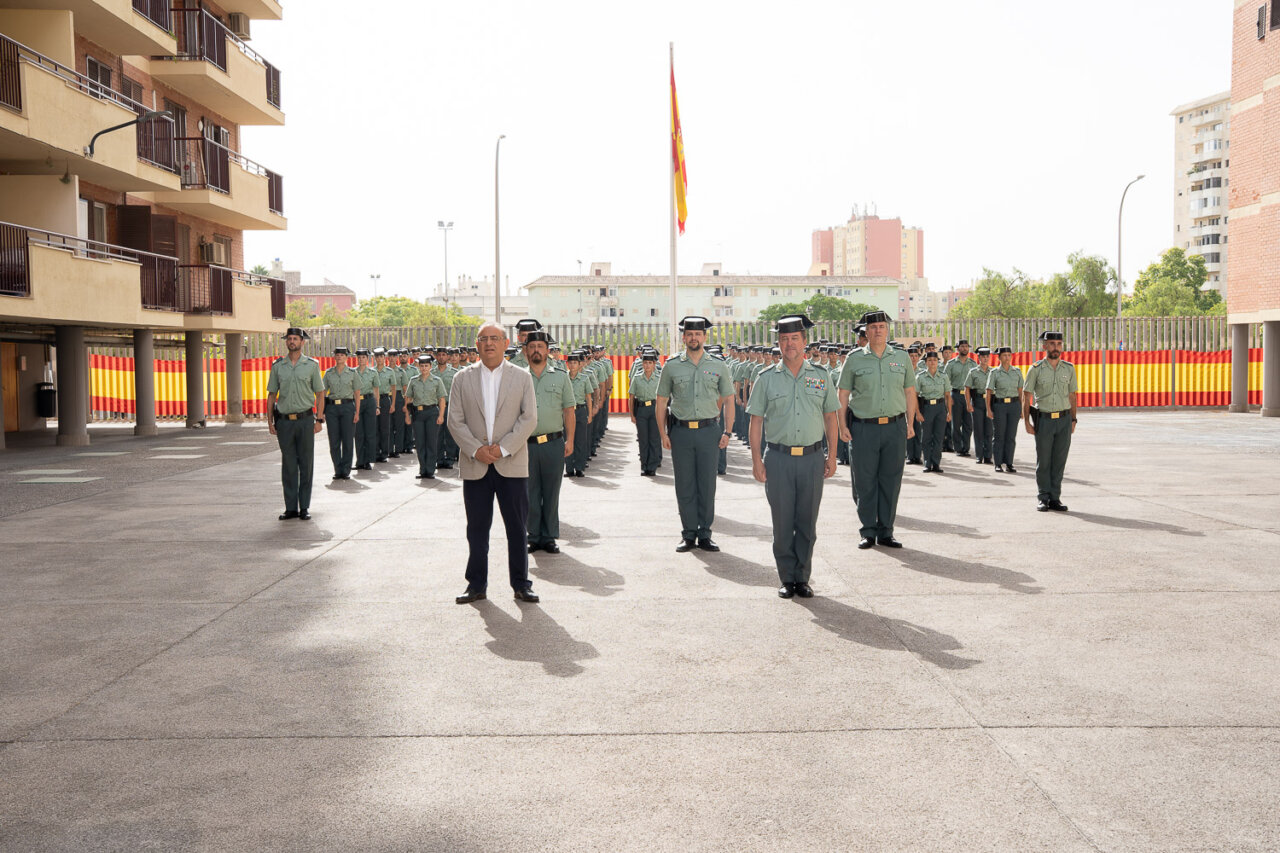 Ceremonia de incorporación de nuevos agentes de la Guardia Civil en Baleares