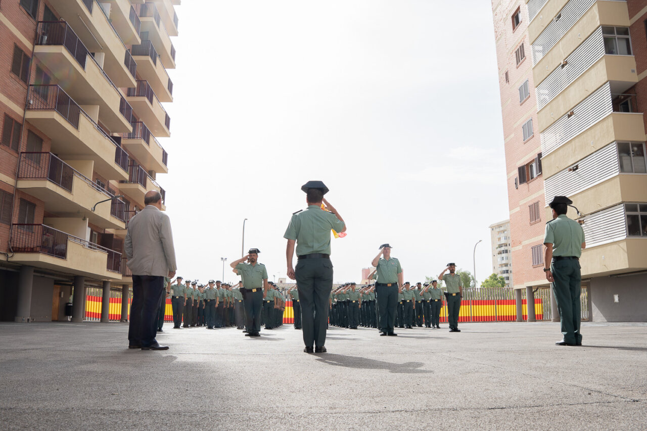 Ceremonia de incorporación de nuevos agentes de la Guardia Civil en Baleares