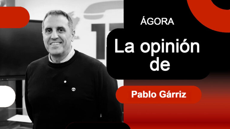 Pablo Garriz en un programa de opinión llamado Ágora