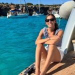 Ana Boyer disfrutando de un día en Mallorca con su familia