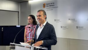 Antoni Vera durante una rueda de prensa sobre los resultados de la PAU