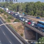 Un accidente en la autopista de Inca provoca retenciones de 10 kil&oacute;metros