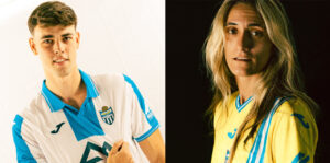 Jugadores del Atl&eacute;tico Baleares luciendo nuevas camisetas de la temporada 2026/27