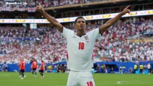 Jude Bellingham celebra un gol durante el Mundial 2026