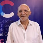 Bernat Bonnin posando en un evento del Cercle d'Economia de Mallorca