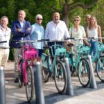 Presentación de nuevas estaciones de Bicipalma con bicicletas eléctricas en Palma