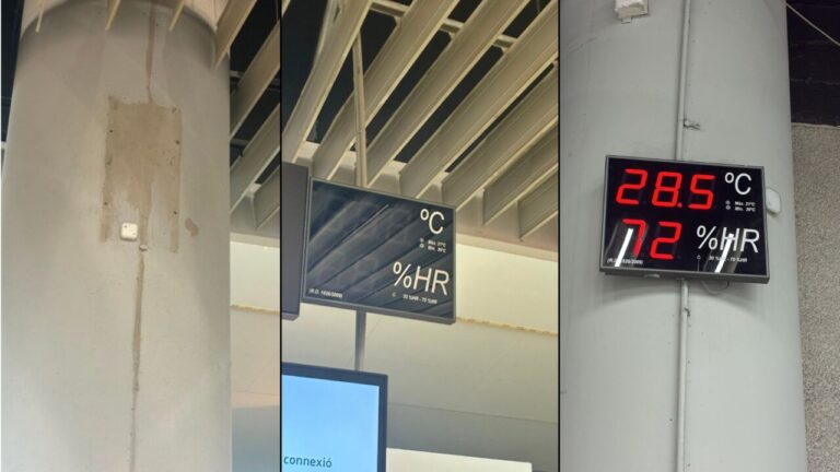 Sin termómetros y a golpe de ventilador: el calor sigue asfixiando a los trabajadores del aeropuerto de Palma