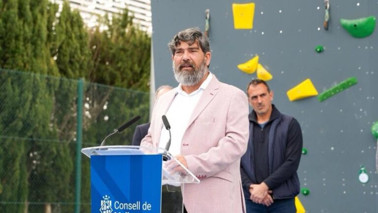 Pedro Bestard hablando en un evento del Consell de Mallorca