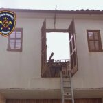 Derrumbe parcial del techo de una vivienda en Llucmajor