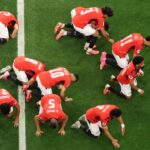 Jugadores de Egipto celebrando en el Mundial 2026