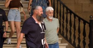 Carlos Cortés Radó y Tamara Campos en la Audiencia Provincial de Baleares