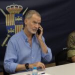 Felipe VI participando en reuni&oacute;n sobre incendios en Palma de Mallorca
