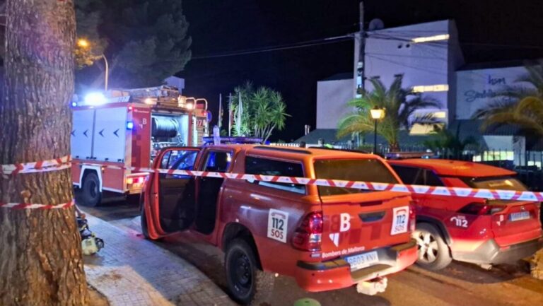 Un incendio obliga a desalojar varias plantas de un hotel de Magaluf
