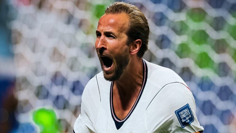 Harry Kane celebra un gol durante el Mundial 2026