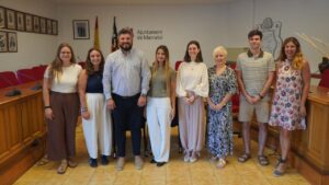 Grupo de j&oacute;venes cualificados en el Ayuntamiento de Marratx&iacute;