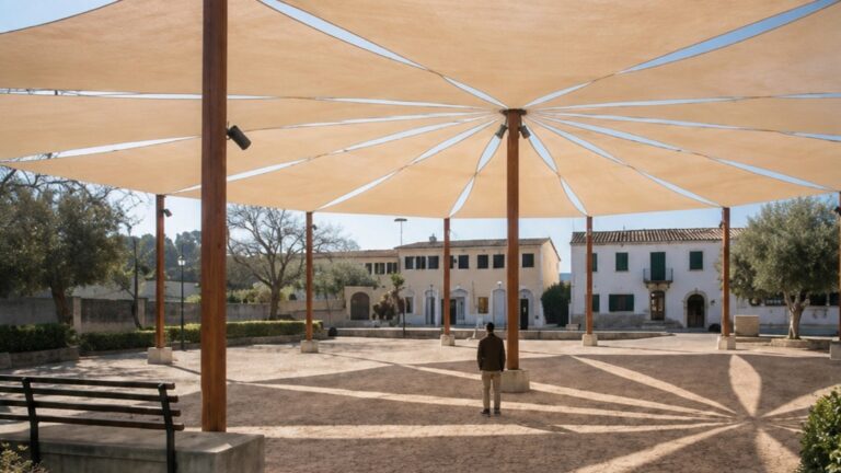 Marratxí sombreará la plaza del Ayuntamiento y culmina el Plan Renove de seis parques infantiles