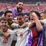 Jugadores de Marruecos celebrando un gol en el Mundial 2026