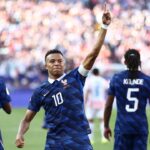 Kylian Mbappé celebra tras convertir un penalti en el Mundial 2026