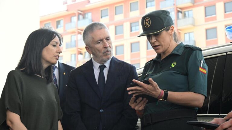 Mercedes Gonz&aacute;lez, directora de la Guardia Civil, en una reuni&oacute;n oficial.
