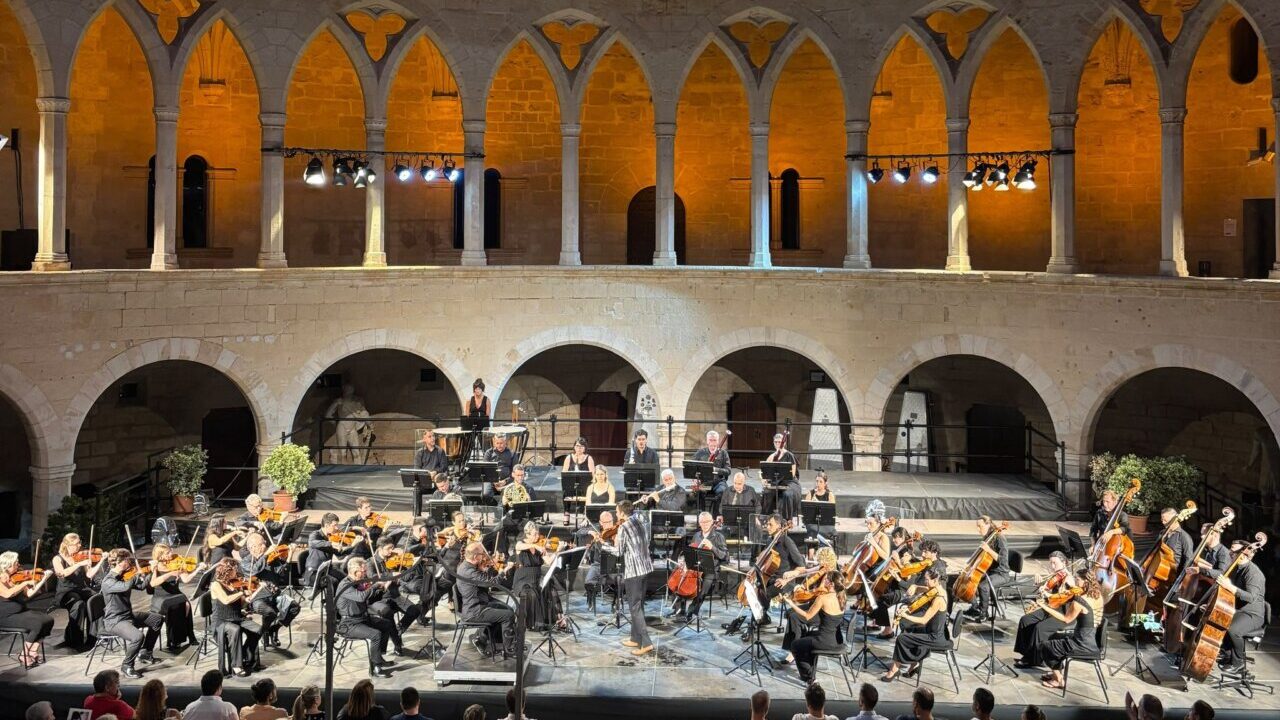 Concierto de la Orquesta Sinf&oacute;nica en el Castell de Bellver