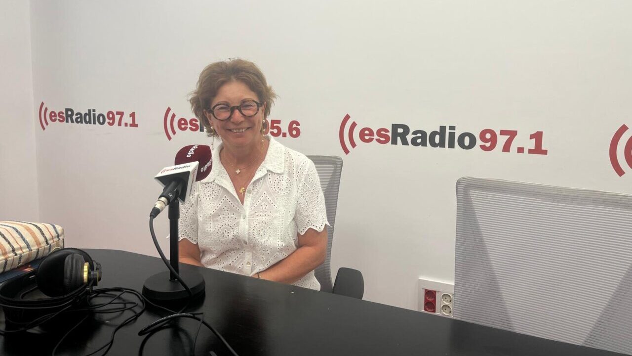 Catherine Fautrie en esRadio Baleares hablando sobre la exposici&oacute;n