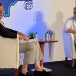 Mariano Rajoy durante su intervención en Ibiza sobre política actual