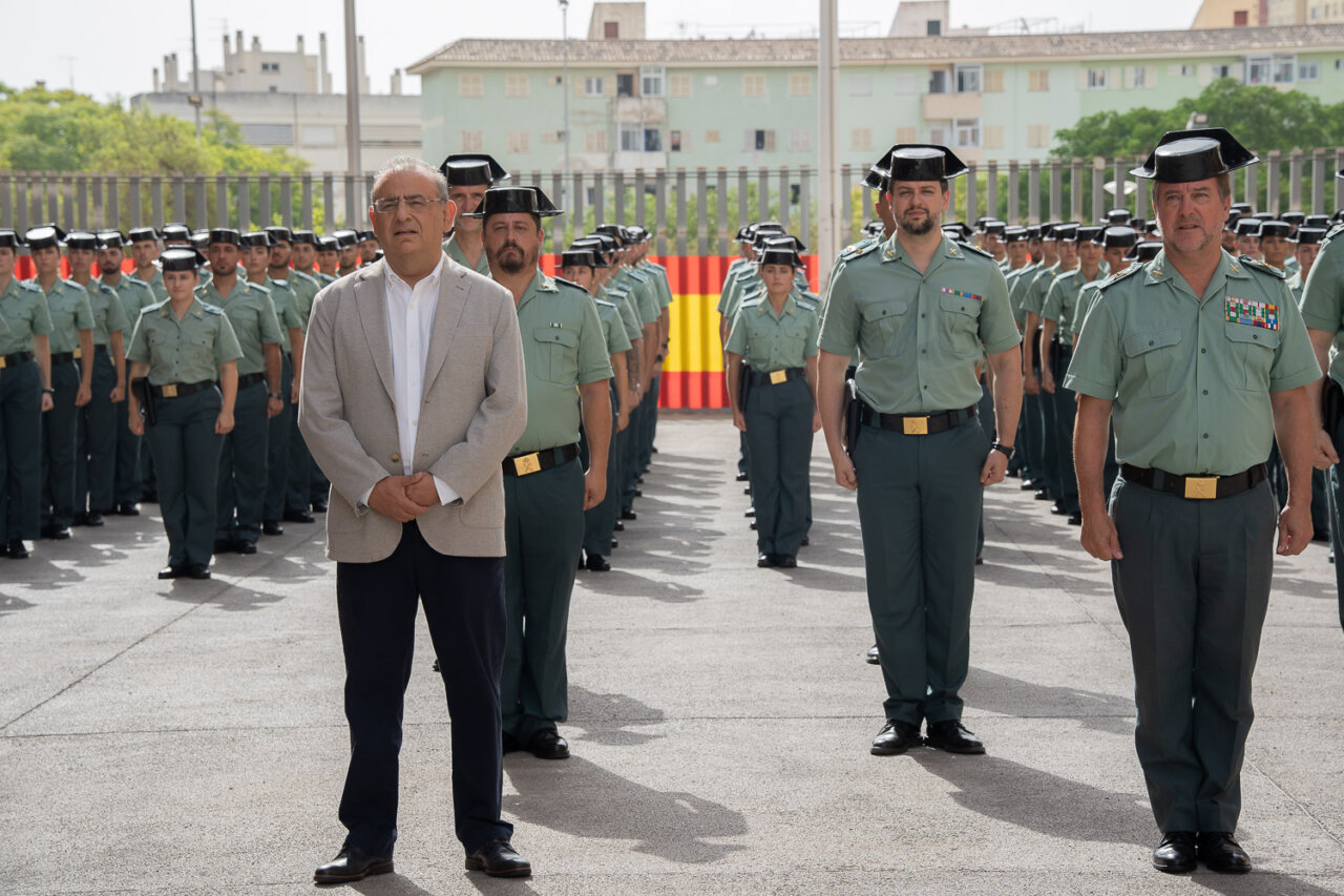 Ceremonia de incorporación de nuevos agentes de la Guardia Civil en Baleares.