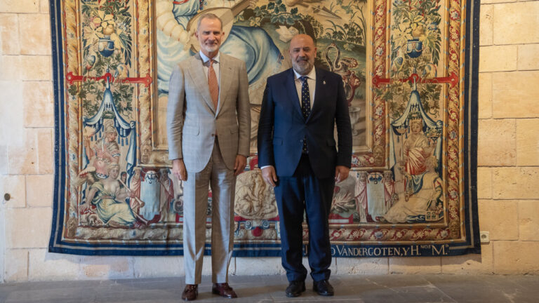 Jaime Martínez invita a Felipe VI a la conmemoración de los 800 años de la conquista de Mallorca