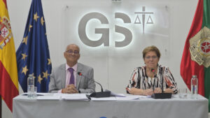 Rueda de prensa con Joaqu&iacute;n Merchan y Eva Torrecilla sobre absentismo laboral en Baleares