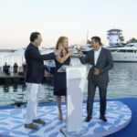 Celebración del 40 aniversario de Puerto Portals con una persona sonriente