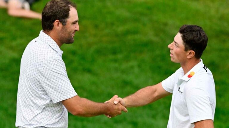 Hovland doblega a Scheffler en el playoff y conquista el Travelers Championship