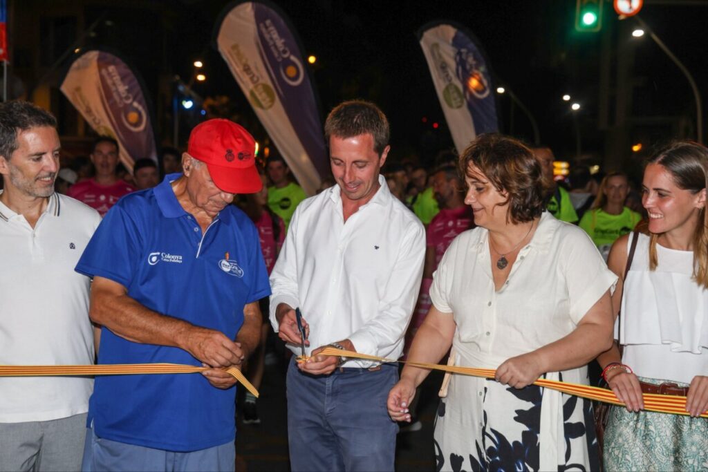Inauguración de la Marxa des Güell a Lluc con autoridades y participantes