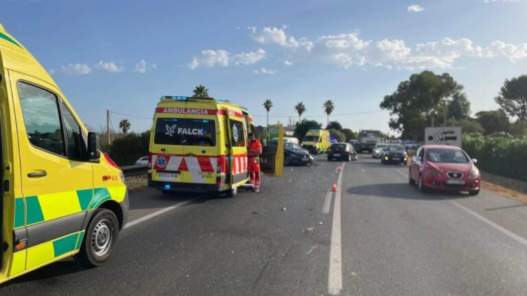 Un accidente múltiple en Alcúdia deja varios heridos y obliga a cortar la Ma-13