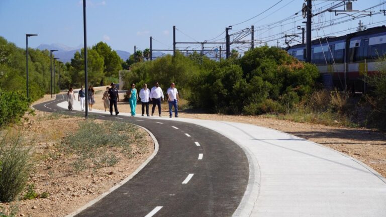 Marratxí estrena una Vía Verde y un aparcamiento de 144 plazas junto a Can Rubiol