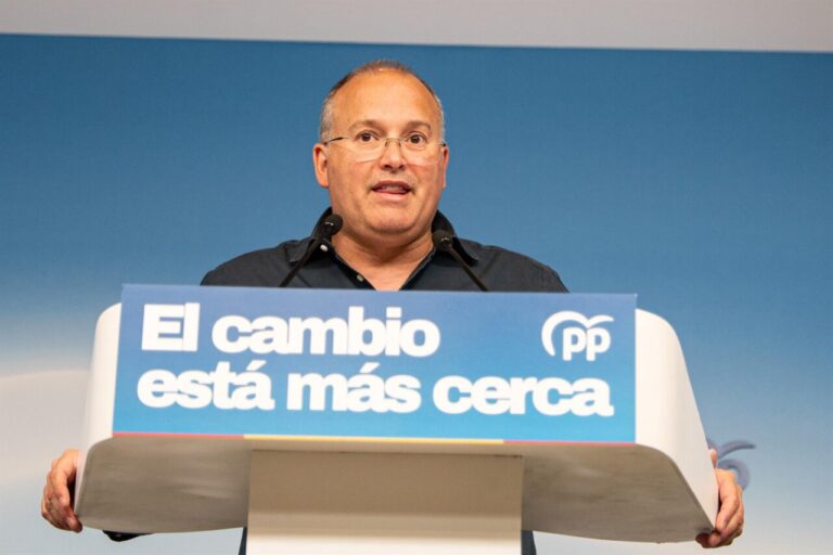 Miguel Tellado hablando sobre la situaci&oacute;n en Ceuta y el Gobierno
