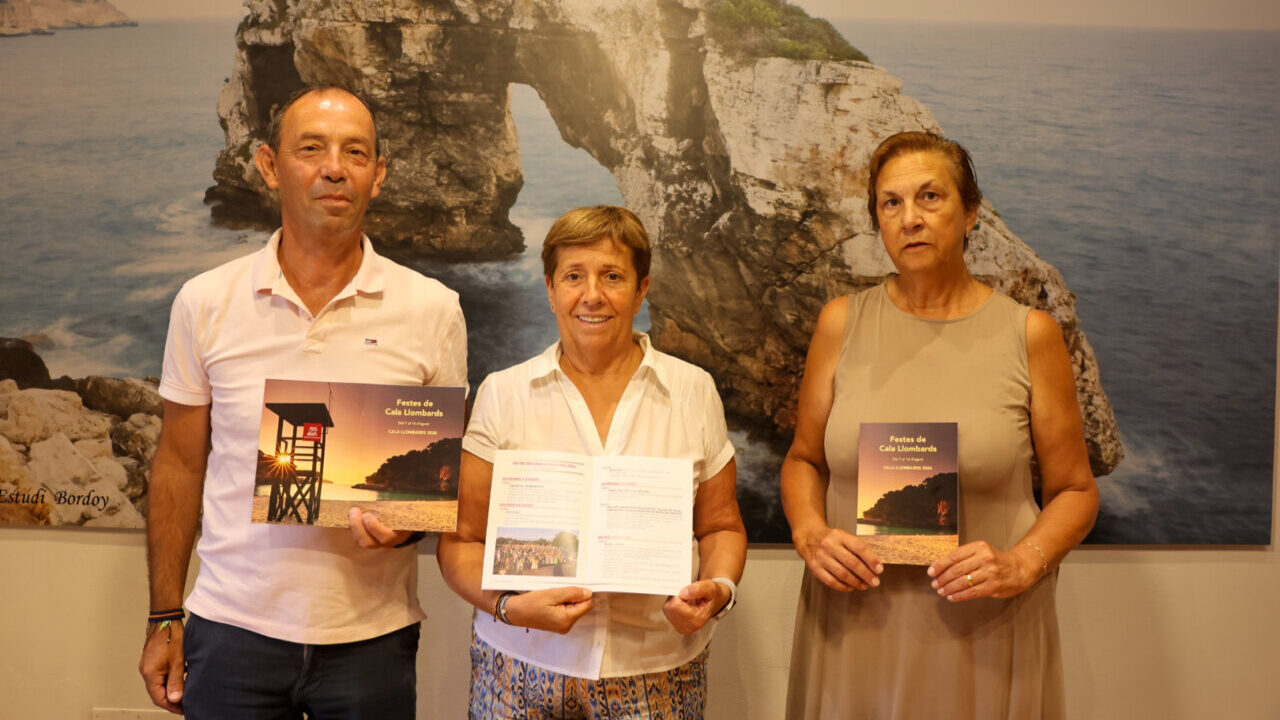 Pistoletazo de salida a las fiestas de la Mare de D&eacute;u d'Agost 2026 en Cala Llombards
